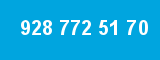 928 772 51 70 928 772 51 70
